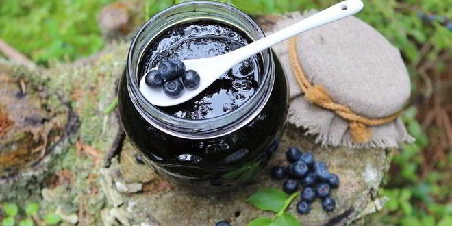 Рецепт черничного джема с черной смородиной