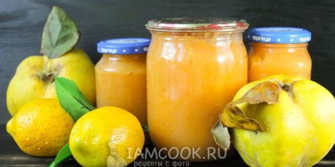 Рецепт джема из айвы на зиму