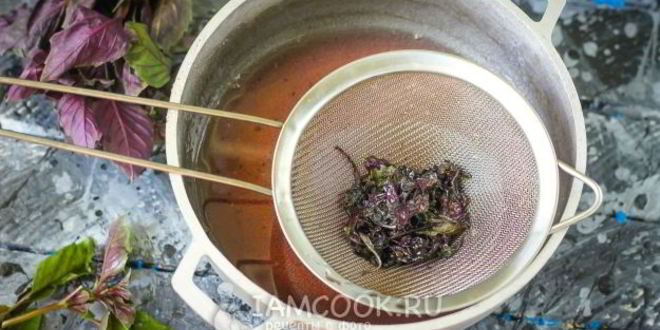 Рецепт джема из красного базилика