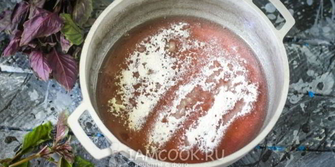 Рецепт джема из красного базилика