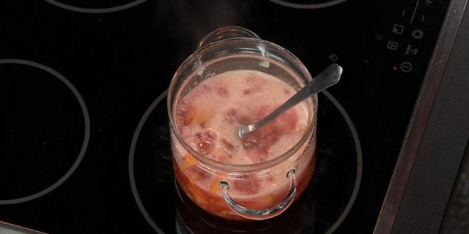 Рецепт джема из персиков с лимоном