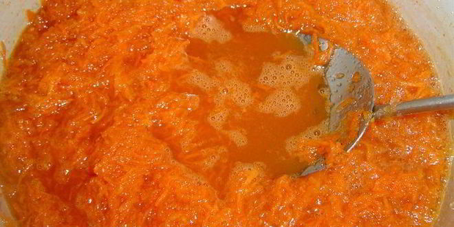Рецепт джема морковного с апельсиновой ноткой