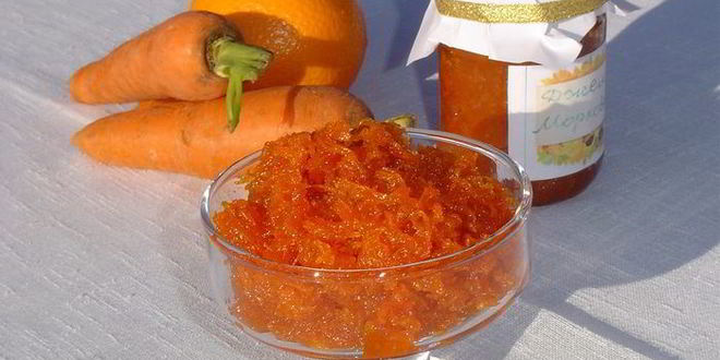 Рецепт джема морковного с апельсиновой ноткой