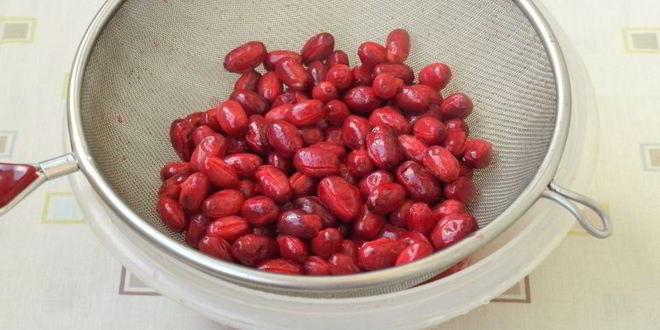 Рецепт кизилового джема