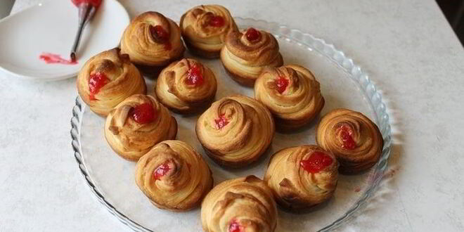 Рецепт краффинов с джемом