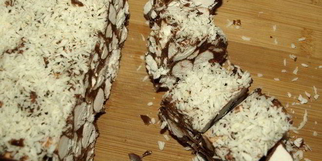 Рецепт маршмеллоу с шоколадом и вишневым джемом