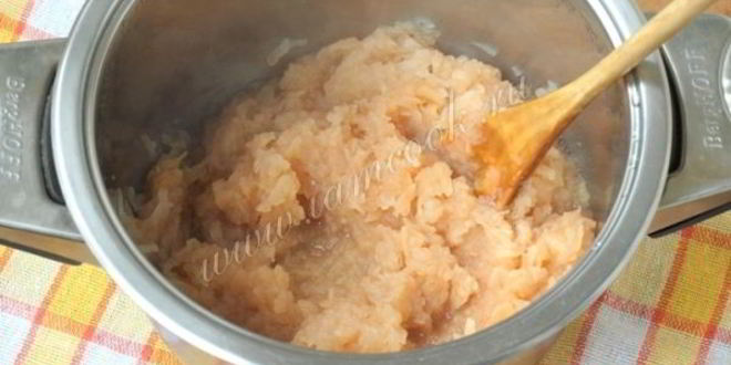 Рецепт шоколадна-яблочного джем