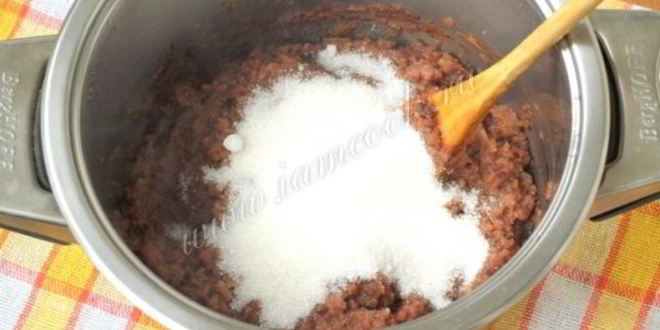 Рецепт шоколадна-яблочного джем