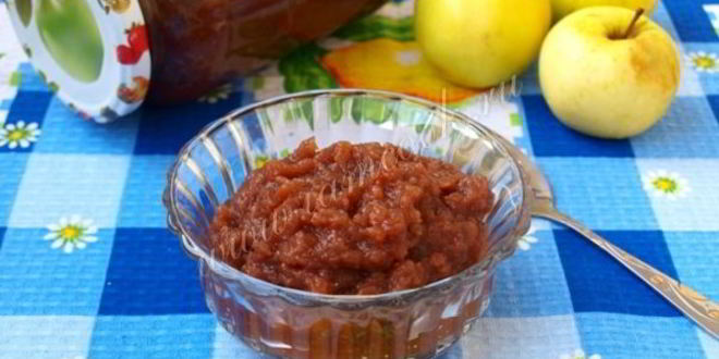 Рецепт шоколадна-яблочного джем