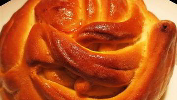 Рецепт Слоеных булочек с малиновым джемом