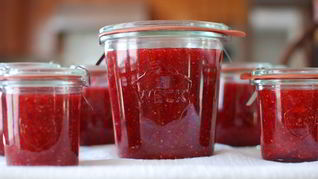 Рецепт Сырого клубнично-малиновый джем