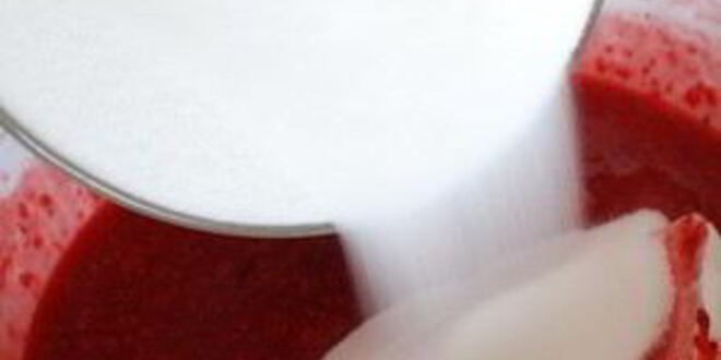 Рецепт сырого клубнично-малиновый джем