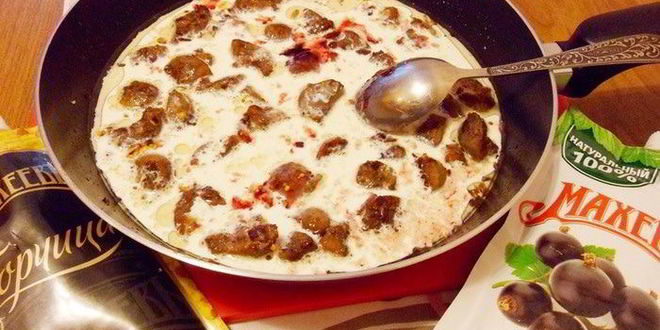 Рецепт телячьих почек в соусе из горчицы и джема