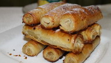 Рецепт Трубочек с ананасовым джемом