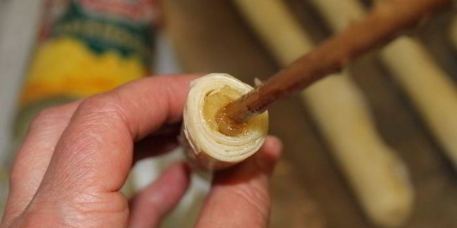 Рецепт трубочек с ананасовым джемом