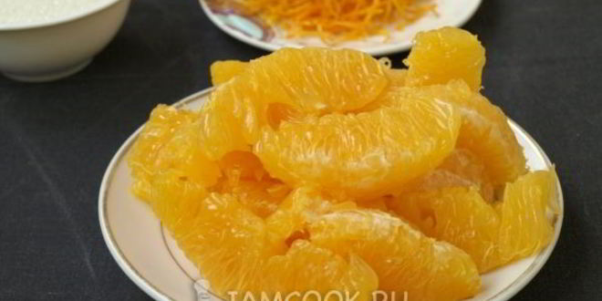 Рецепт яблочного джема с апельсинами на зиму