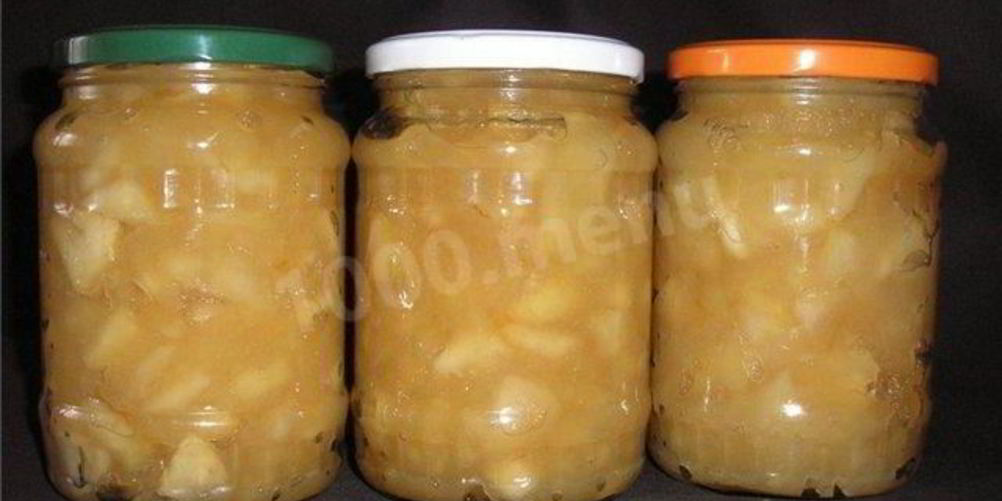 Как приготовить яблочный джем с карамелью