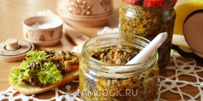 Рецепт икры из опят на зиму