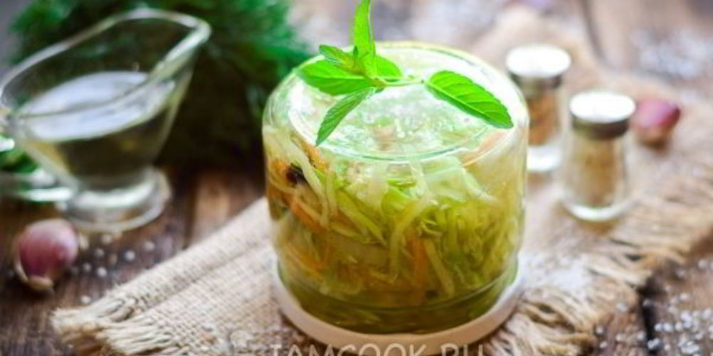 Как приготовить кабачки по-корейски на зиму без стерилизации