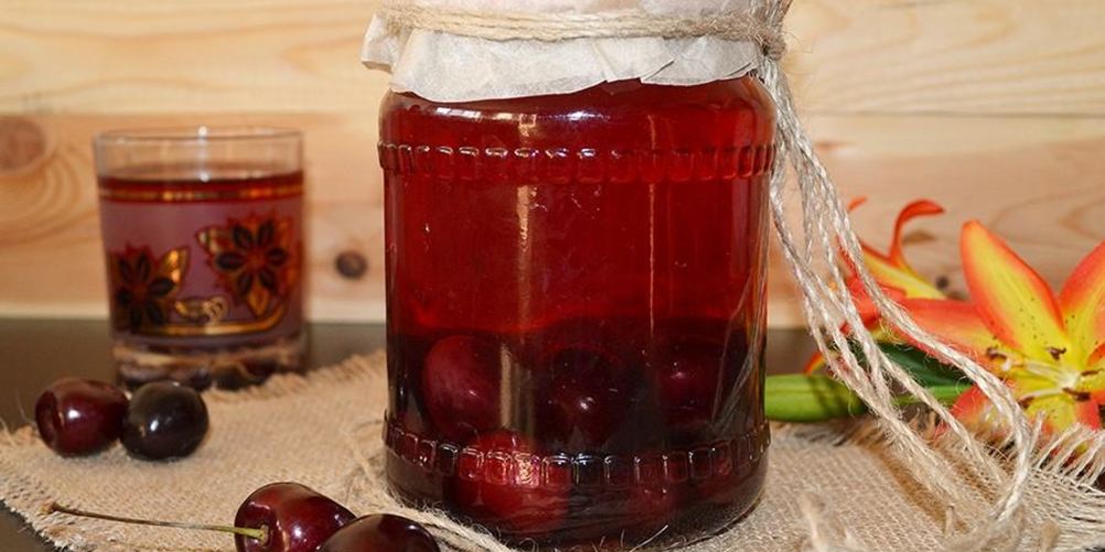 Как приготовить компот черешневый на зиму с ванилином