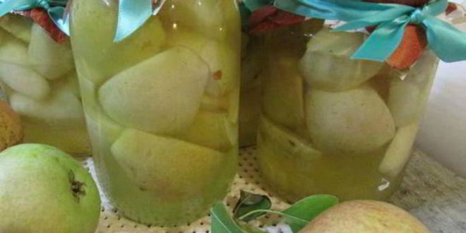 Рецепт компота грушевого с медом