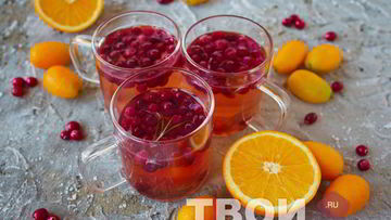 Рецепт Компота из брусники