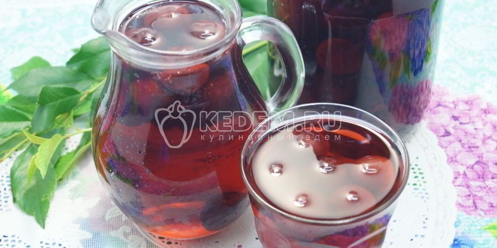 Как приготовить компот из черешни