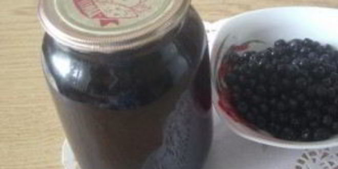 Рецепт компота из черники на зиму