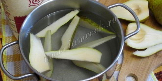 Рецепт компота из груш