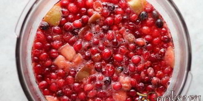 Рецепт компота из клюквы на зиму