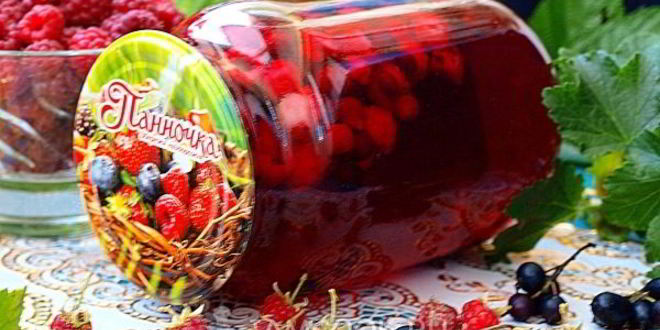 Рецепт компота из малины и смородины