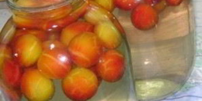 Рецепт компота из персиков на зиму