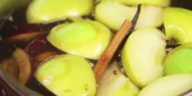 Рецепт компота из слив и яблок