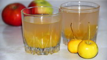 Рецепт Компота из свежих яблок