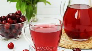 Рецепт Компота из вишни и черешни