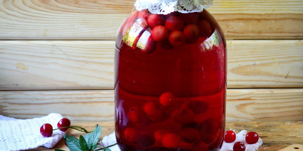 Как приготовить компот из вишни