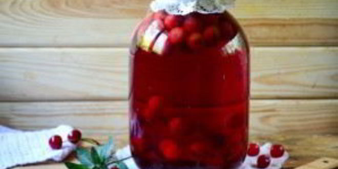 Рецепт компота из вишни