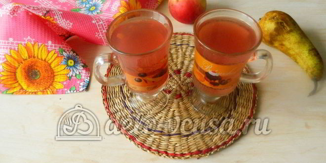 Рецепт компота из яблок, груш и ягод