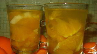 Рецепт Компота из яблок и апельсинов