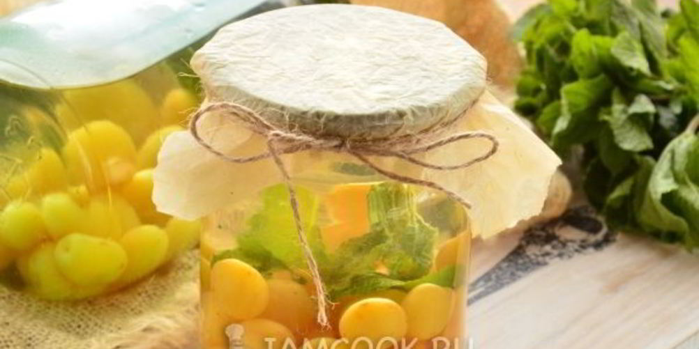 Как приготовить компот из желтой черешни на зиму