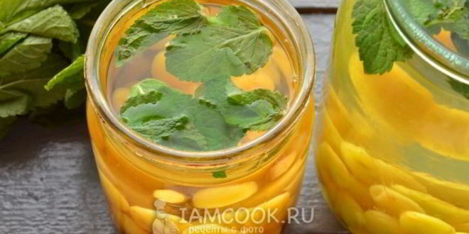 Рецепт компота из желтой черешни на зиму