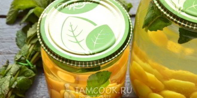 Рецепт компота из желтой черешни на зиму