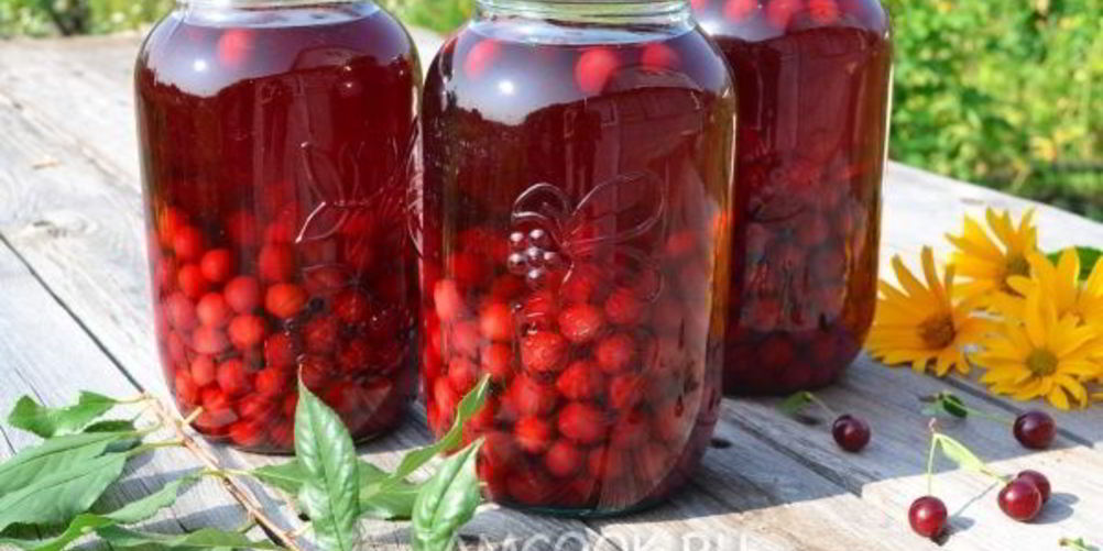 Как приготовить концентрированный компот из вишни на зиму