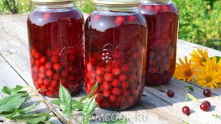 Рецепт Концентрированного компота из вишни на зиму