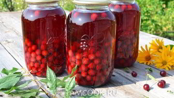 Рецепт Концентрированного компота из вишни на зиму