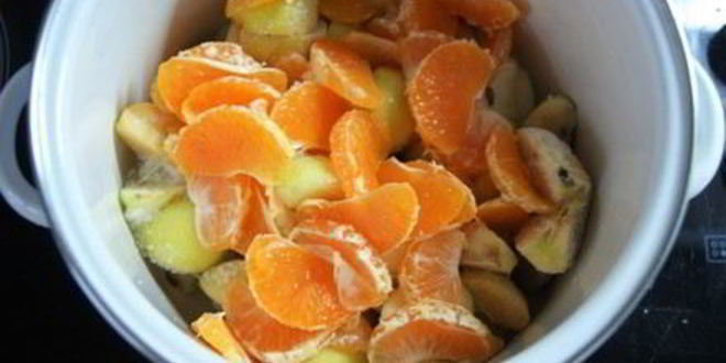 Рецепт яблочно-мандаринового компот