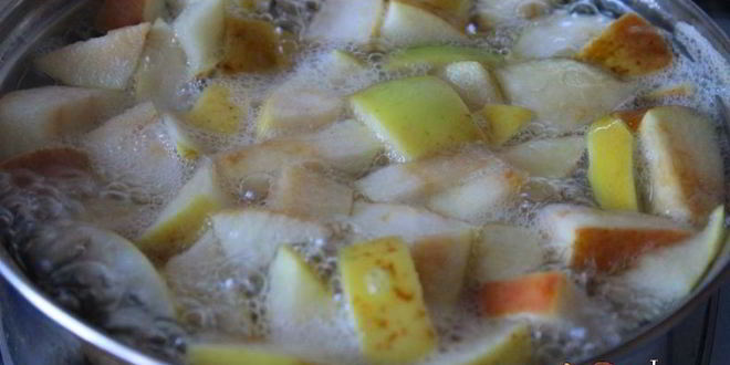 Рецепт яблочного компота с киви и лимоном