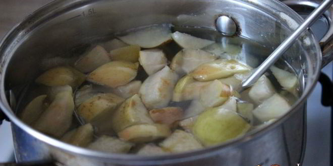 Рецепт яблочного компота с киви и лимоном