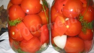 Рецепт Квашеных помидоров в банках на зиму