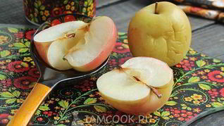 Рецепт Квашеных яблок в банках